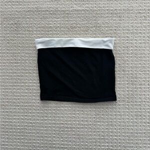 Edikted Black and White Tube Top